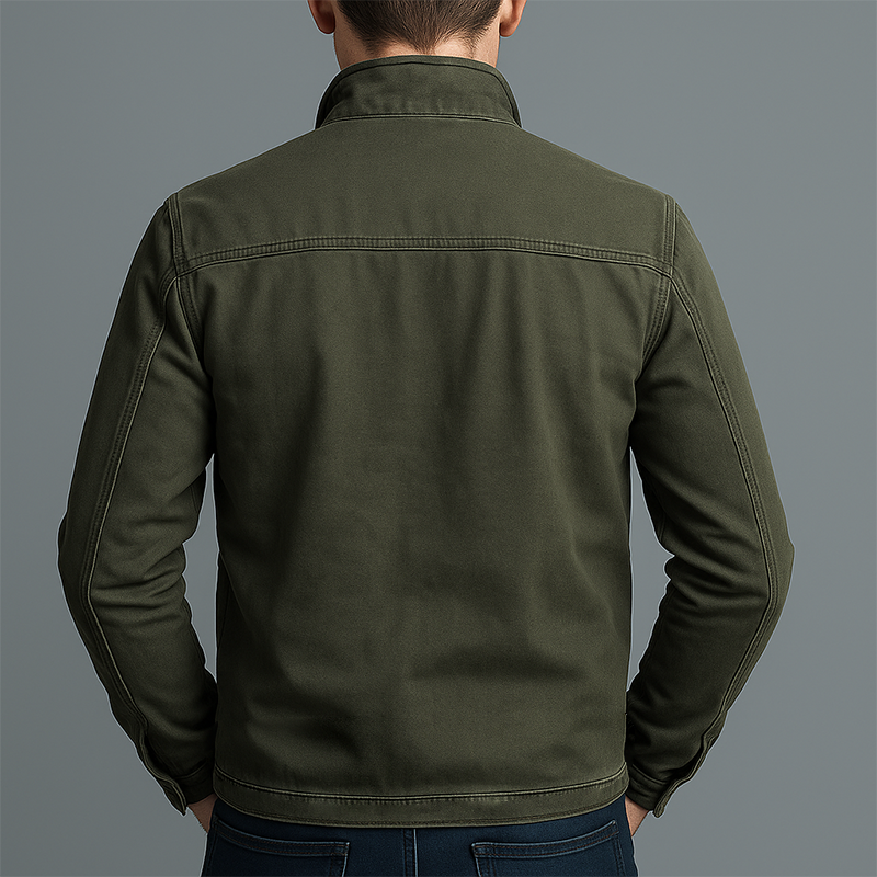 Vintage Style Zip Jacket For Men | William